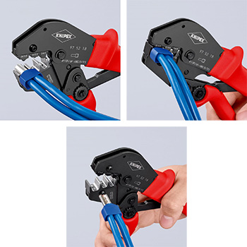 Knipex krimp klešta za duple izolovane hilzne 2x6-2x16mm² 97 52 18 Knipex krimp klešta za duple izolovane hilzne 2x6-2x16mm² 97 52 18