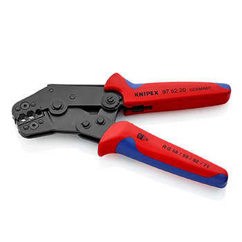 Knipex kratka krimp klešta za COAX, BNC i TNC konektore 97 52 20-1