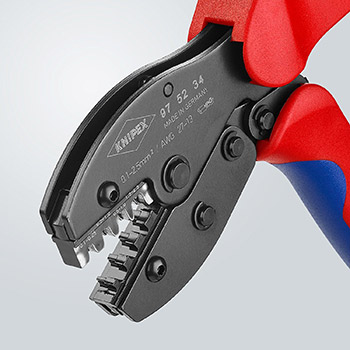 Knipex krimp klešta PreciForce za neizolovane otvorene konektore 0.1-2.5mm² 97 52 34-2