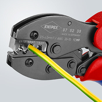 Knipex krimp klešta PreciForce za neizolovane otvorene konektore 0.5-6.0mm² 97 52 35-5