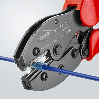 Knipex krimp klešta PreciForce za termoskupljajuće konektore 0,5-6mm² 97 52 37 Knipex krimp klešta PreciForce za termoskupljajuće konektore 0,5-6mm² 97 52 37