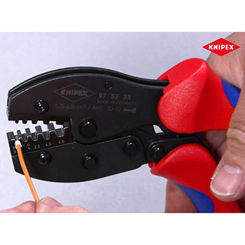 Knipex krimp klešta PreciForce za izolovane i neizolovane hilzne 97 52 38 Knipex krimp klešta PreciForce za izolovane i neizolovane hilzne 97 52 38