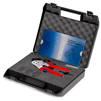 Knipex krimp klešta sa četiri trna za tokarene kontakte 180mm 97 52 63 Knipex krimp klešta sa četiri trna za tokarene kontakte 180mm 97 52 63