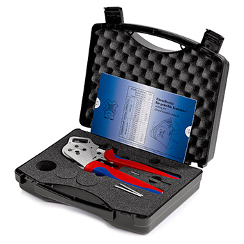 Knipex krimp klešta sa četiri trna za tokarene kontakte, s digitalnim prikazom 250mm 97 52 65 DG Knipex krimp klešta sa četiri trna za tokarene kontakte, s digitalnim prikazom 250mm 97 52 65 DG