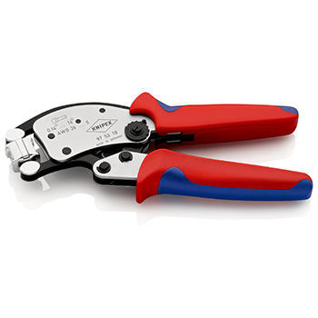 Knipex komplet za krimpovanje: krimp klešta Twistor16®  + klešta za skidanje izolacije PreciStrip16 sa izolovanim hilznama 97 90 14-1