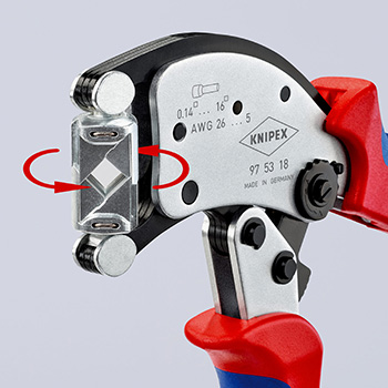 Knipex Twistor16® samopodešavajuća krimp klešta za hilzne 0,14-16mm² 97 53 18-3