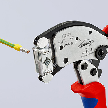 Knipex Twistor16® samopodešavajuća krimp klešta za hilzne 0,14-16mm² 97 53 18-7
