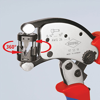 Knipex Twistor®T samopodešavajuća krimp klešta za hilzne 0,14-10mm² 97 53 19-4