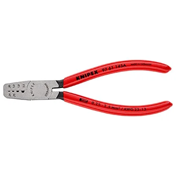 Knipex klešta za krimpovanje hilzni (kablovskih završetaka) 145mm 97 61 145 A-2