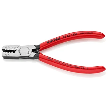 Knipex klešta za krimpovanje hilzni (kablovskih završetaka) 145mm 97 61 145 F Knipex klešta za krimpovanje hilzni (kablovskih završetaka) 145mm 97 61 145 F