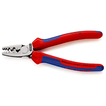 Knipex klešta za krimpovanje hilzni (kablovskih završetaka) 180mm 97 72 180-1