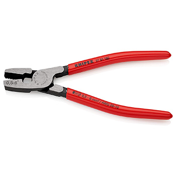 Knipex klešta za krimpovanje hilzni sa prednjim uvođenjem 0,5-6,0mm² 180mm 97 81 180 Knipex klešta za krimpovanje hilzni sa prednjim uvođenjem 0,5-6,0mm² 180mm 97 81 180