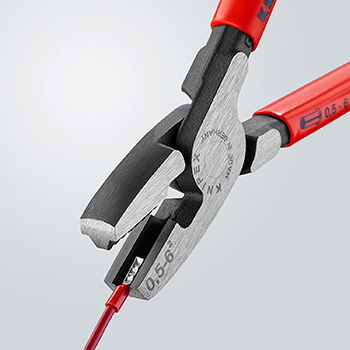 Knipex klešta za krimpovanje hilzni sa prednjim uvođenjem 0,5-6,0mm² 180mm 97 81 180-4