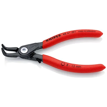 Knipex precizna klešta za unutrašnje sigurnosne prstenove sa graničnikom kriva 130mm 48 41 J01 Knipex precizna klešta za unutrašnje sigurnosne prstenove sa graničnikom kriva 130mm 48 41 J01