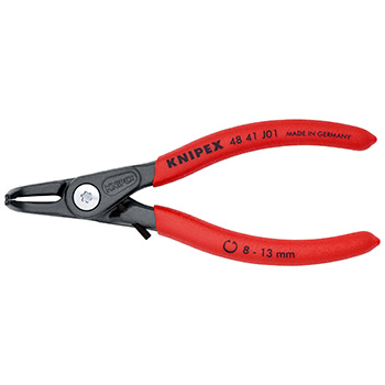 Knipex precizna klešta za unutrašnje sigurnosne prstenove sa graničnikom kriva 130mm 48 41 J01-2