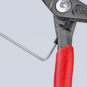 Knipex precizna klešta za unutrašnje sigurnosne prstenove sa graničnikom kriva 165mm 48 41 J21-4