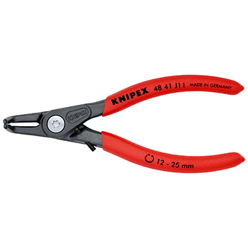 Knipex precizna klešta za unutrašnje sigurnosne prstenove sa graničnikom kriva 130mm 48 41 J11-2