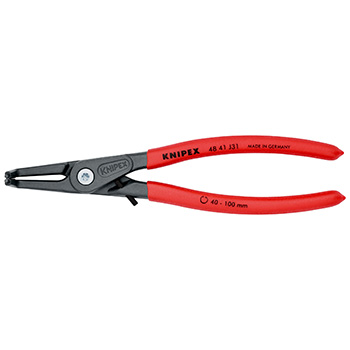 Knipex precizna klešta za unutrašnje sigurnosne prstenove sa graničnikom kriva 210mm 48 41 J31-2