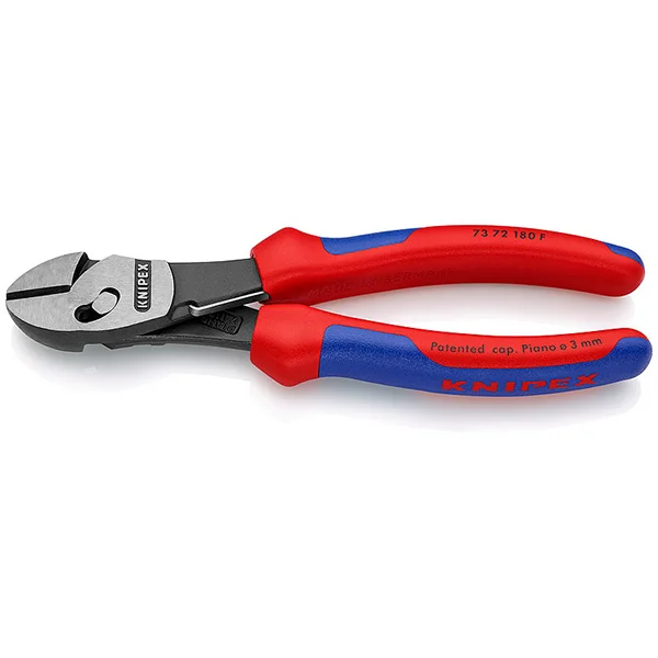 Knipex kose sečice visokih performansi TwinForce® sa oprugom za otvaranje 180mm 73 72 180 F Knipex kose sečice visokih performansi TwinForce® sa oprugom za otvaranje 180mm 73 72 180 F
