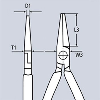 Knipex klešta za hvatanje sa okruglim čeljustima 125mm 22 01 125-2