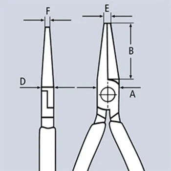 Knipex klešta za hvatanje za preciznu mehaniku 125mm  37 13 125-1