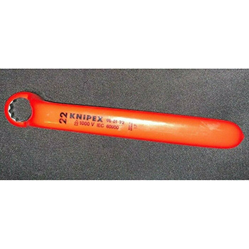 Knipex okasti ključ jednostrani izolovan 1000V 22mm 98 01 22 Knipex okasti ključ jednostrani izolovan 1000V 22mm 98 01 22