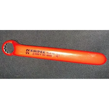Knipex okasti ključ jednostrani izolovan 1000V 22mm 98 01 22 Knipex okasti ključ jednostrani izolovan 1000V 22mm 98 01 22