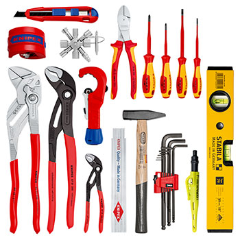 Knipex komplet od 17 alata Plumbing u koferu Robust26 00 21 33 S-1