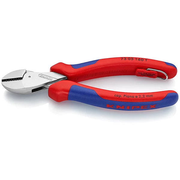 Knipex kompaktne kose sečice X-Cut® 160mm sa mogućnošću kačenja 73 05 160 T Knipex kompaktne kose sečice X-Cut® 160mm sa mogućnošću kačenja 73 05 160 T