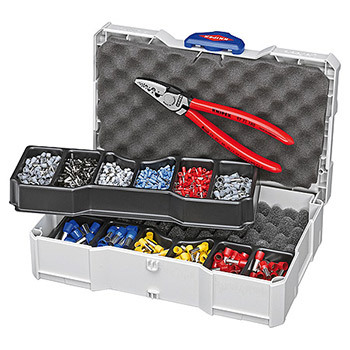 Knipex komplet za krimpovanje: klešta sa izolovanim hilznama 97 90 06 Knipex komplet za krimpovanje: klešta sa izolovanim hilznama 97 90 06