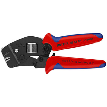 Knipex komplet za krimpovanje: klešta za hilzne + klešta za skidanje izolacije MultiStrip sa izolovanim hilznama 97 90 24-1