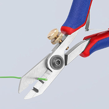 Knipex makaze za skidanje izolacije za elektroniku 140mm 11 82 130 Knipex makaze za skidanje izolacije za elektroniku 140mm 11 82 130