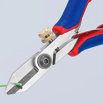 Knipex makaze za skidanje izolacije za elektroniku 140mm 11 82 130 Knipex makaze za skidanje izolacije za elektroniku 140mm 11 82 130