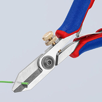 Knipex makaze za skidanje izolacije za elektroniku 140mm 11 82 130 Knipex makaze za skidanje izolacije za elektroniku 140mm 11 82 130