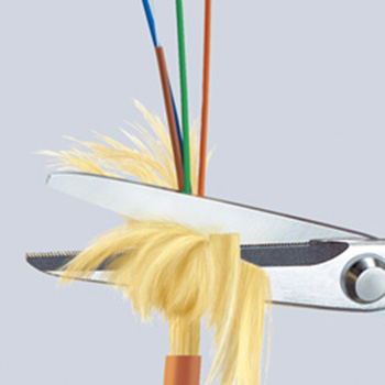 Knipex makaze za vlakna od KEVLAR®-a u optičkim kablovima 95 03 160 SB-1