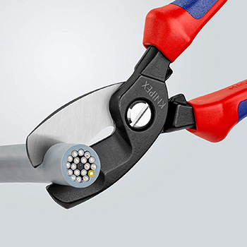 Knipex makaze za kablove sa dvostrukom oštricom 200mm 95 12 200 Knipex makaze za kablove sa dvostrukom oštricom 200mm 95 12 200