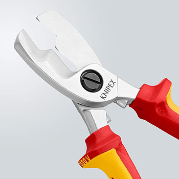 Knipex makaze za kablove 1000V VDE sa dvostrukom oštricom 200mm 95 16 200-2