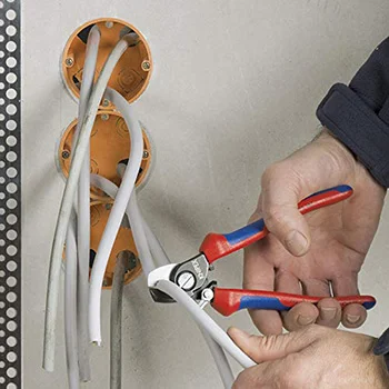 Knipex makaze za kablove sa oprugom za otvaranje 165mm 95 22 165 Knipex makaze za kablove sa oprugom za otvaranje 165mm 95 22 165