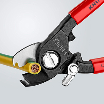 Knipex makaze za kablove sa oprugom za otvaranje i skidanjem izolacije 165mm 95 41 165 Knipex makaze za kablove sa oprugom za otvaranje i skidanjem izolacije 165mm 95 41 165