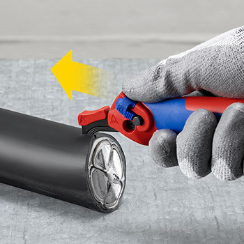 Knipex nož za skidanje izolacije sa krckalicom 16 50 145 SB Knipex nož za skidanje izolacije sa krckalicom 16 50 145 SB