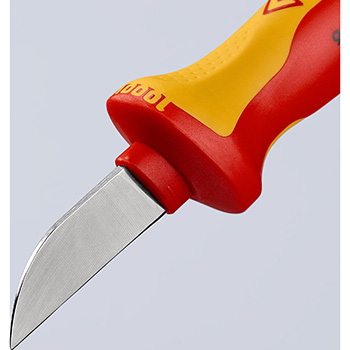 Knipex nož za električare 1000V VDE ravni 190mm 98 52 Knipex nož za električare 1000V VDE ravni 190mm 98 52