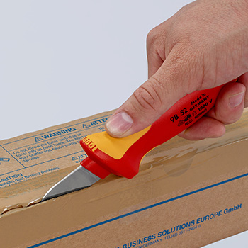 Knipex nož za električare 1000V VDE ravni 190mm 98 52 Knipex nož za električare 1000V VDE ravni 190mm 98 52