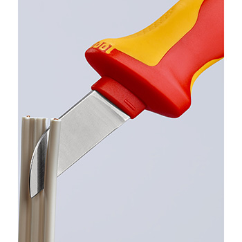 Knipex nož za električare 1000V VDE ravni 190mm 98 52 Knipex nož za električare 1000V VDE ravni 190mm 98 52