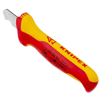 Knipex nož za električare 1000V VDE kukast 170mm 98 53 03-1