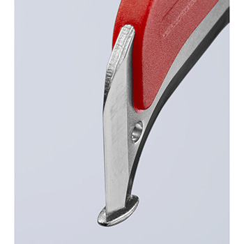 Knipex nož za električare 1000V VDE sa spljoštenim vrhom 180mm u blister pakovanju 98 55 SB Knipex nož za električare 1000V VDE sa spljoštenim vrhom 180mm u blister pakovanju 98 55 SB