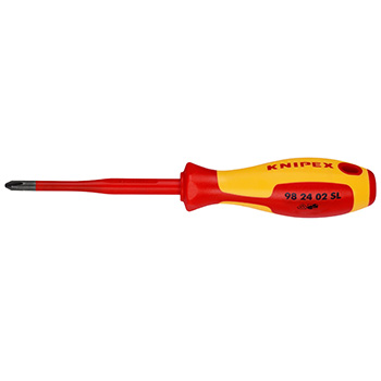 Knipex odvijač Slim krstasti 1000V VDE PH2 98 24 02 SL Knipex odvijač Slim krstasti 1000V VDE PH2 98 24 02 SL