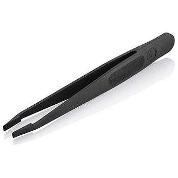 Knipex plastična pinceta ESD tupa 92 09 04 ESD Knipex plastična pinceta ESD tupa 92 09 04 ESD