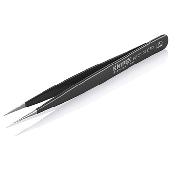 Knipex univerzalna pinceta šiljasta ESD 125mm 92 21 01 ESD Knipex univerzalna pinceta šiljasta ESD 125mm 92 21 01 ESD