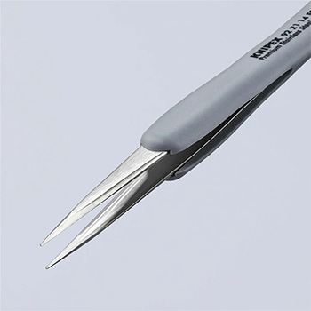 Knipex precizna pinceta sa gumenim ručkama ESD špicasta 130mm 92 21 14 ESD Knipex precizna pinceta sa gumenim ručkama ESD špicasta 130mm 92 21 14 ESD