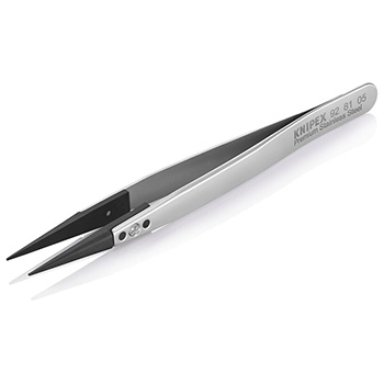 Knipex pinceta sa izmenljivim ESD vrhovima špicasta 130mm 92 81 05 Knipex pinceta sa izmenljivim ESD vrhovima špicasta 130mm 92 81 05